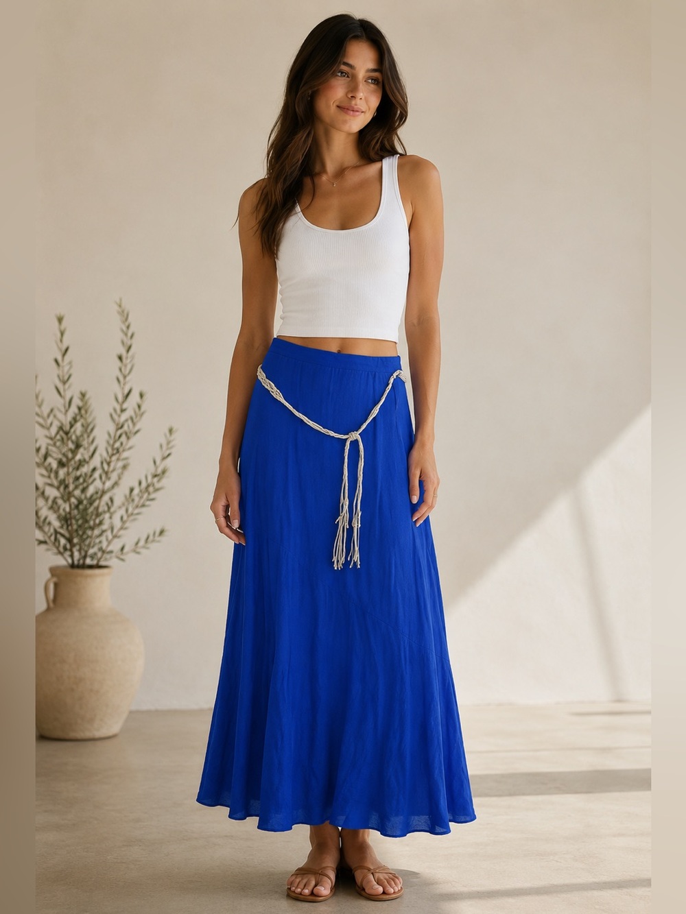 NEW AB Studio Maxi Skirt Size M